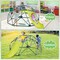 Kids Climbing Dome With Slide And Fabric Cushion For Garden Yard-green